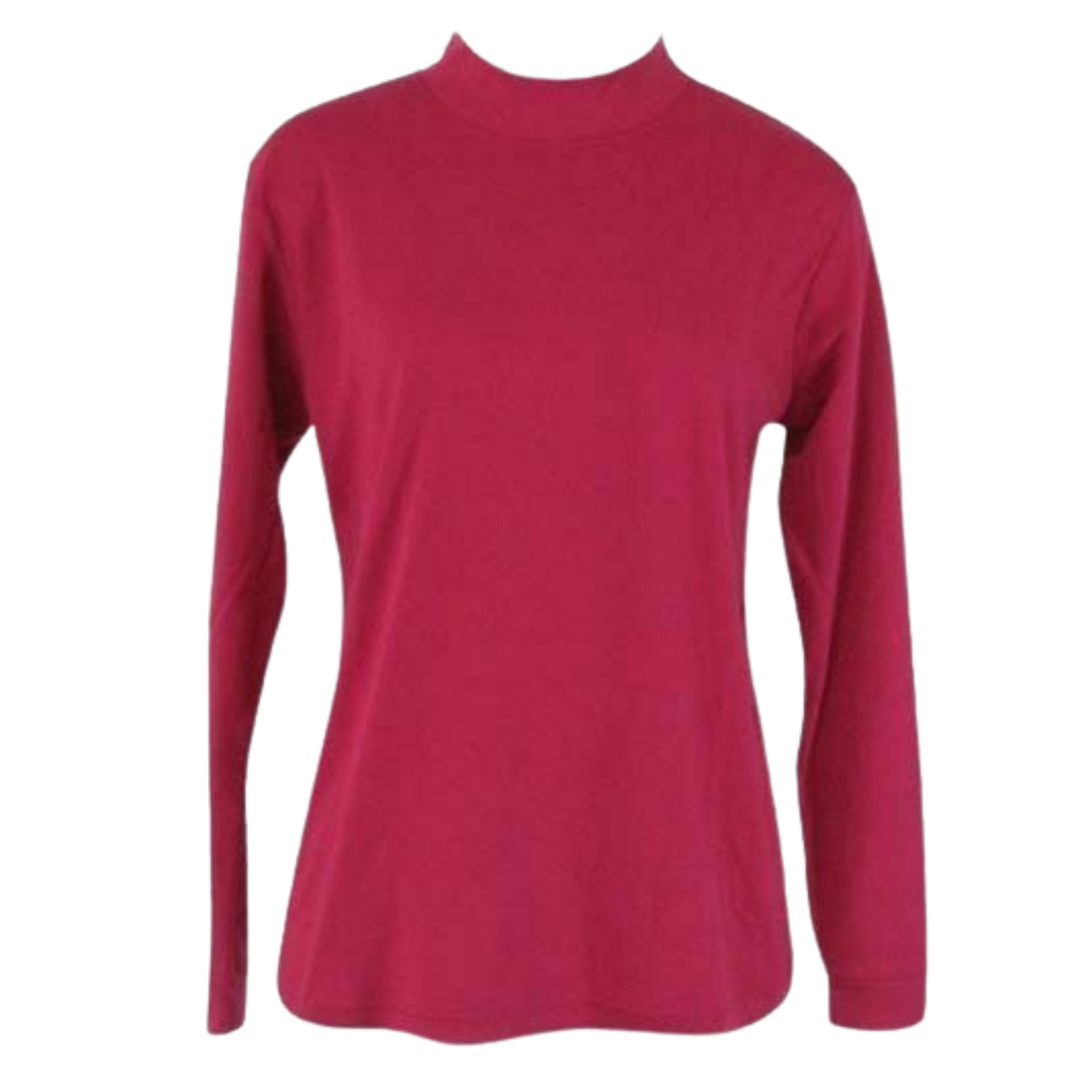 Ladies SKIVVY Turtle Neck Womens Long Sleeve Plain Top Skivvies Warm-34