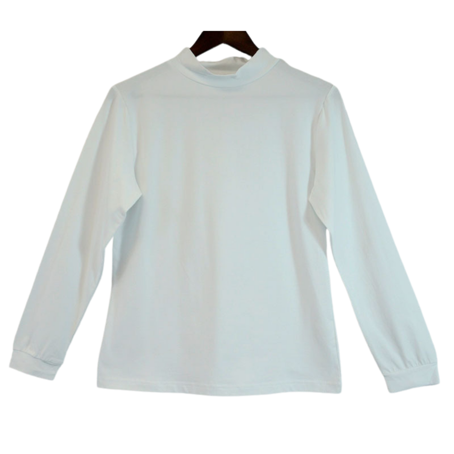 Ladies SKIVVY Turtle Neck Womens Long Sleeve Plain Top Skivvies Warm-41