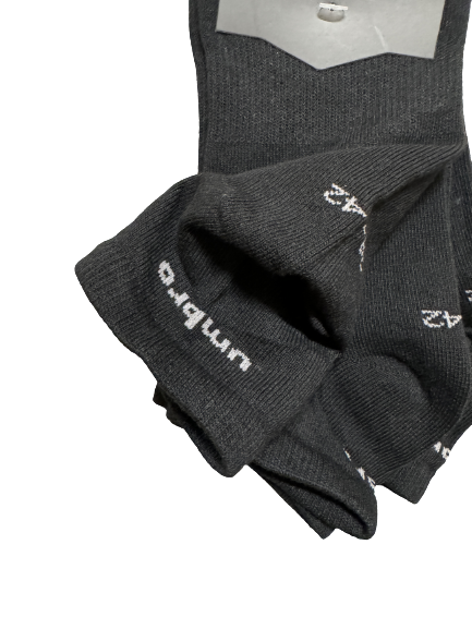 Umbro Mens Trainer Ankle Socks - Black - 1 Pack of 3 Pairs-2