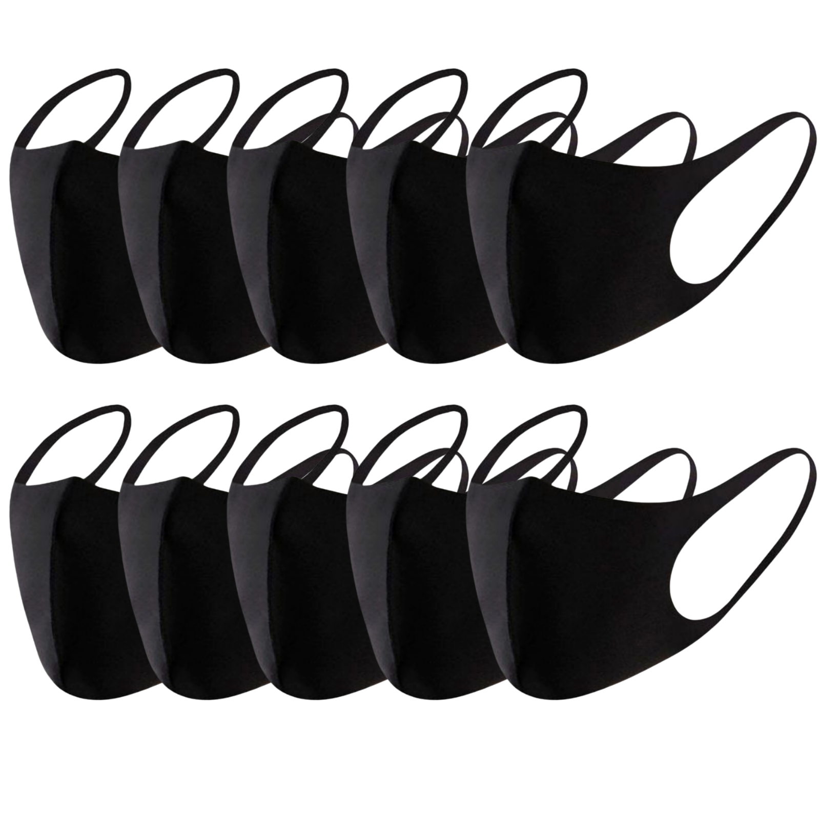 10x SUMMER Reusable Breathable Face Mask Mouth Mask Anti Dust Haze Bulk-1
