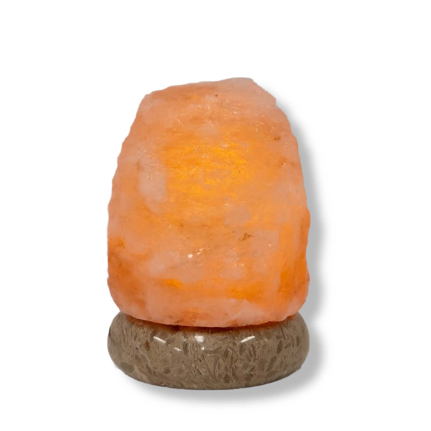 USB Colour Changing Salt Himalayan Lamp - Natural Shape Pink Rock LED Light-2