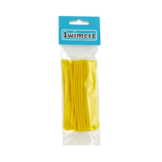 Swimerz Assist Hook Sleeves, Yellow, 100mmL X 10mmD, Qty 10-0