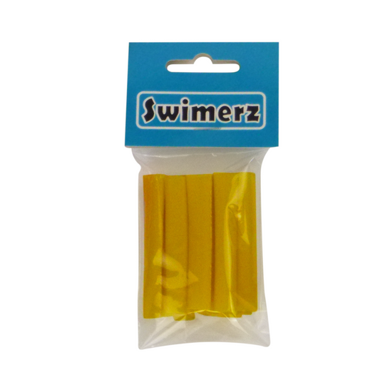 Swimerz Assist Hook Sleeves, Yellow, 50mmL X 6mmD, Qty 15-0