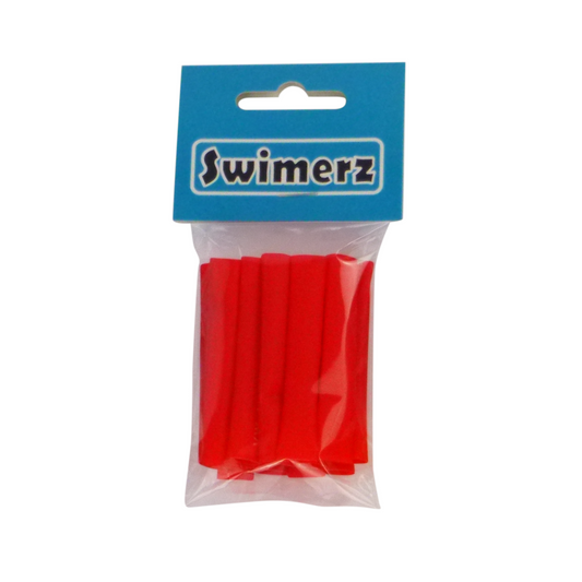 Swimerz Assist Hook Sleeves, Red, 50mmL X 6mmD, Qty 15-0