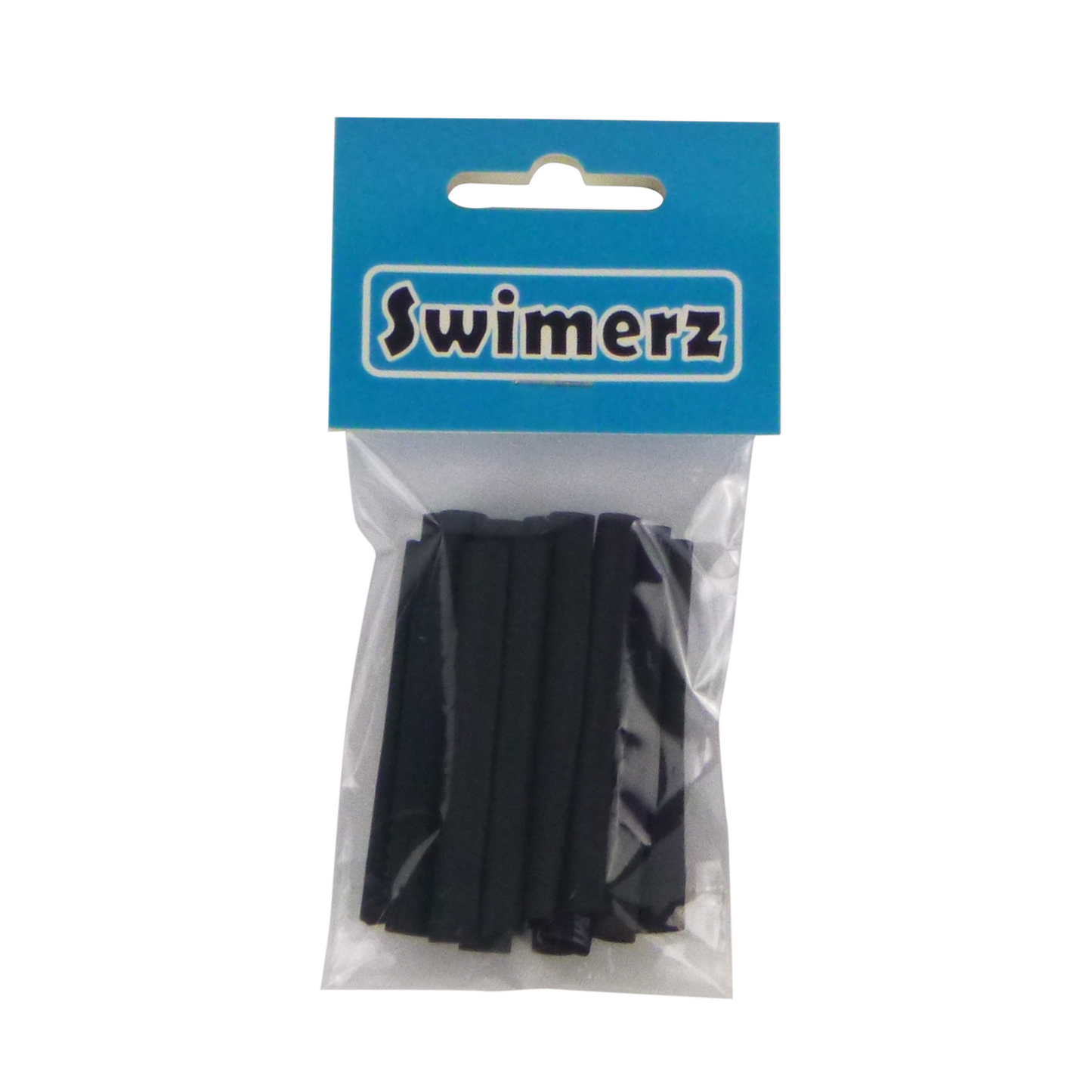 Swimerz Assist Hook Sleeves, Black, 50mmL X 4mmD, Qty 15-0