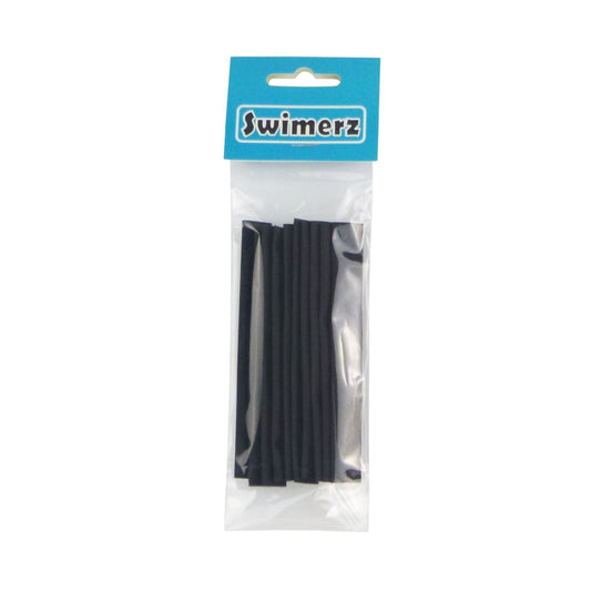 Swimerz Assist Hook Sleeves, Black, 100mmL X 8mmD, Qty 10-0