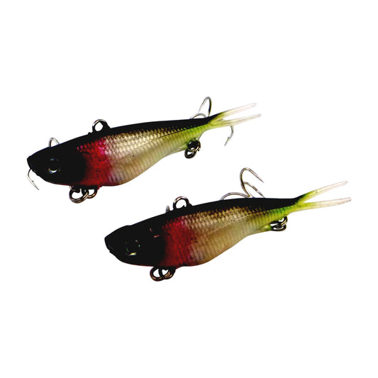Swimerz 95mm Soft Vibe, Red Gill, 2 pack-0