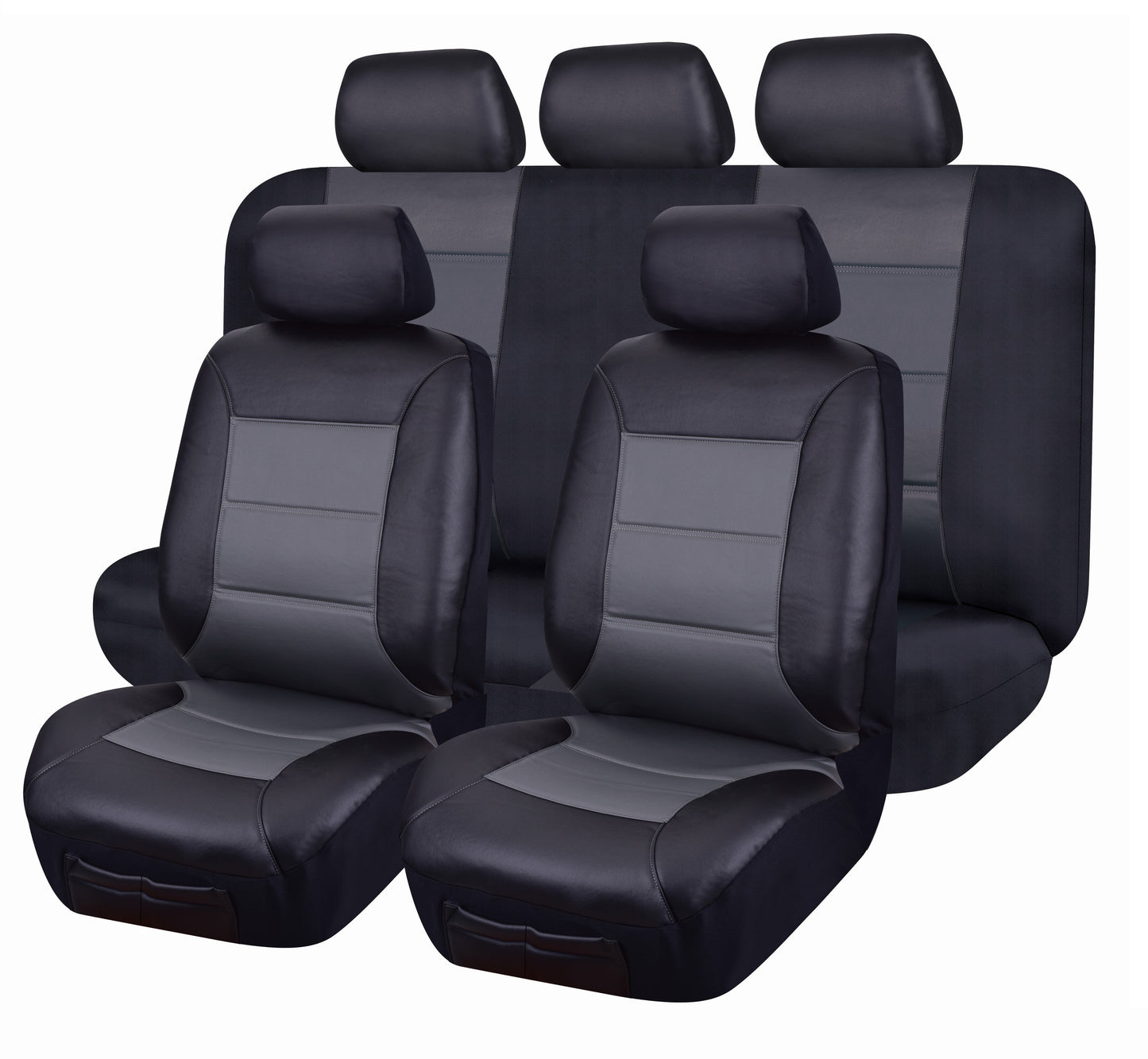 Seat Covers for TOYOTA COROLLA ZRE172R 12/2013 - ON 4 DOOR SEDAN FR GREY EL TORO