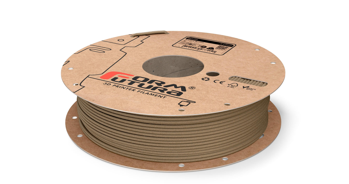 Copper feel PLA based filament MetalFil - Ancient Bronze 2.85mm 1500 gram Natural Composite 3D Printer Filament