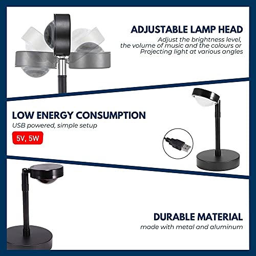 GOMINIMO Sunset Projection Lamp (Sunset Red) LT-LP-102-GT