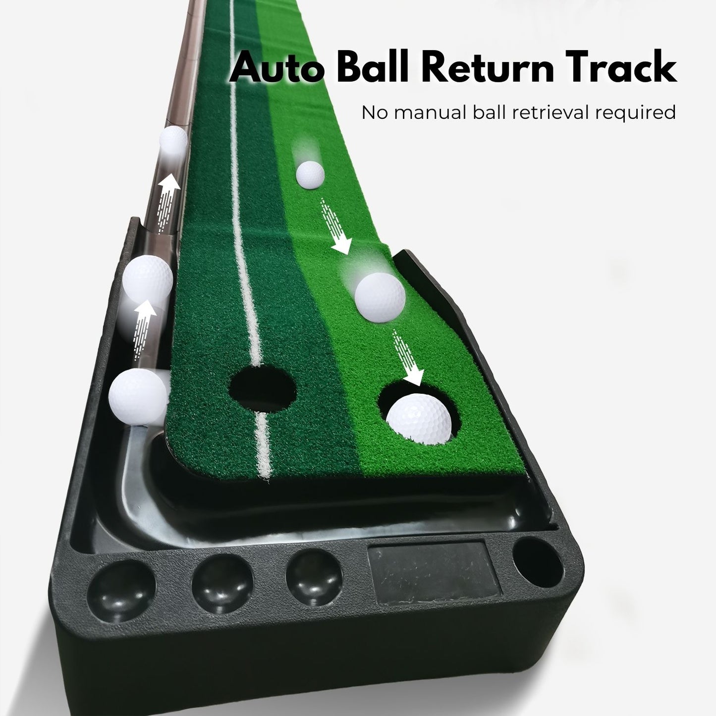 VERPEAK 3M Golf Putting Practice Mat (Green) VP-GM-100-QZ