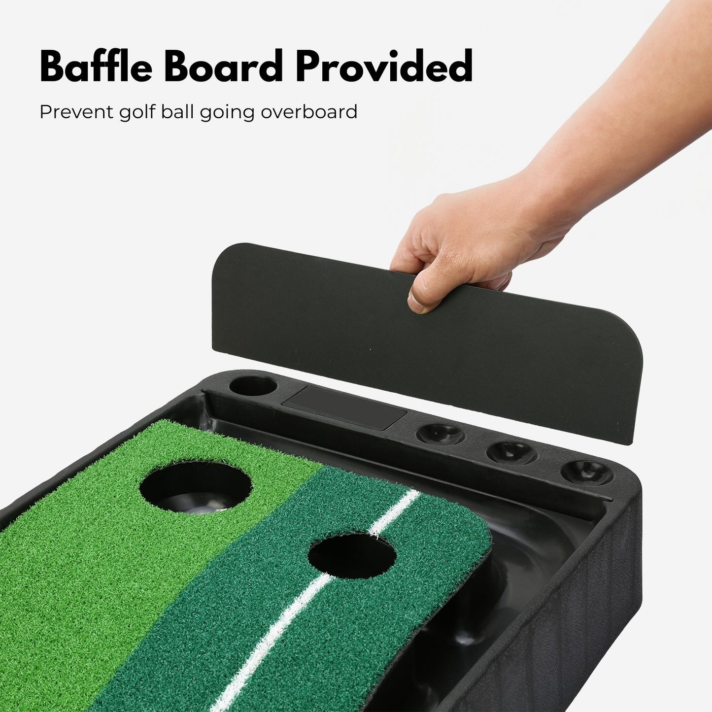 VERPEAK 3M Golf Putting Practice Mat (Green) VP-GM-100-QZ