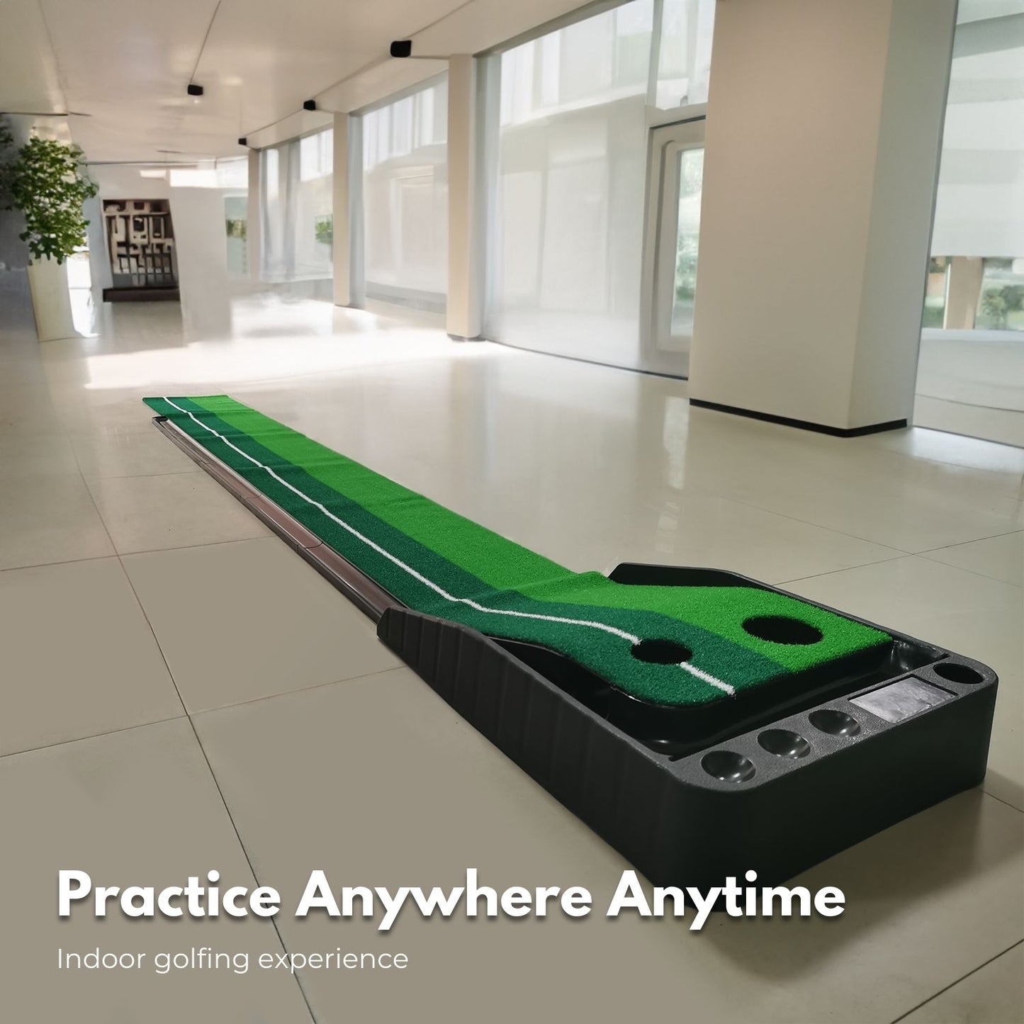 VERPEAK 3M Golf Putting Practice Mat (Green) VP-GM-100-QZ