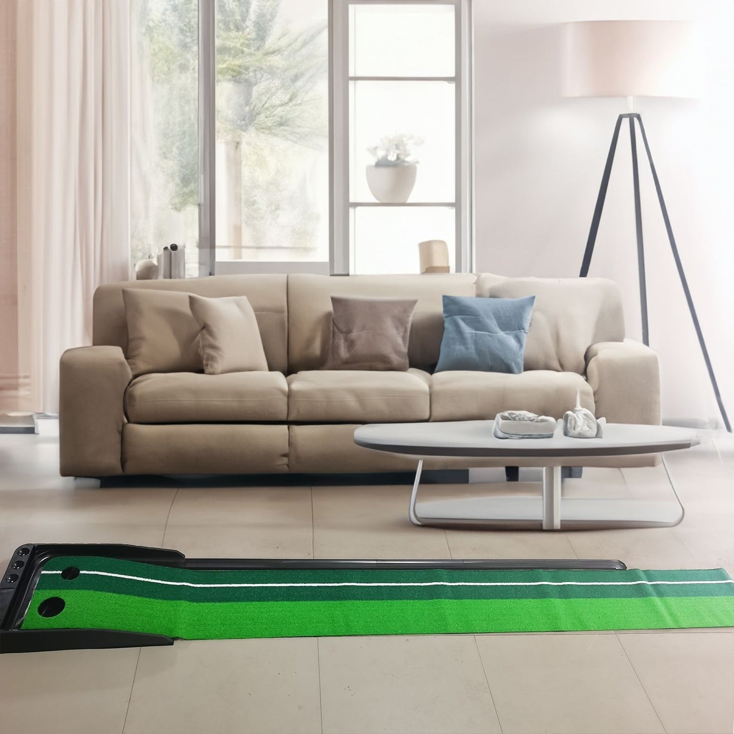 VERPEAK 3M Golf Putting Practice Mat (Green) VP-GM-100-QZ