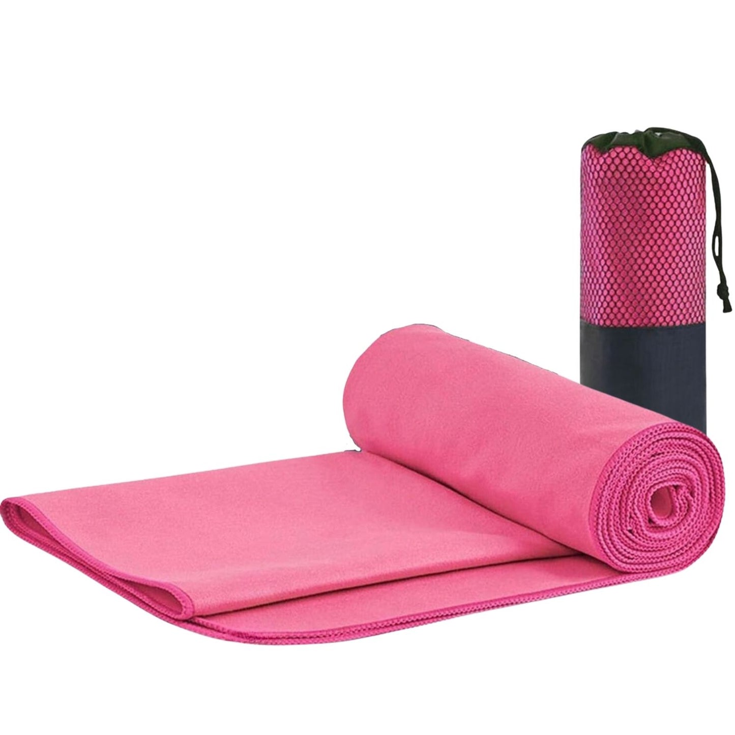 VERPEAK Quick Dry Gym Sport Towel 110*175CM (Dark Pink)