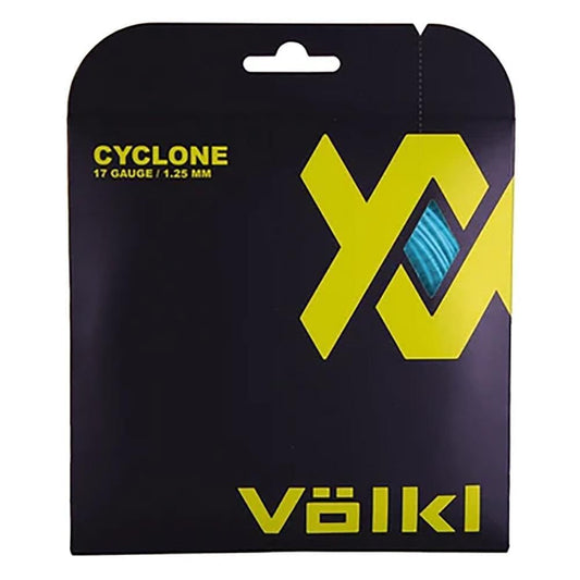 Volkl Cyclone Tennis String 17g 1.25mm Set 12m in Neon Blue