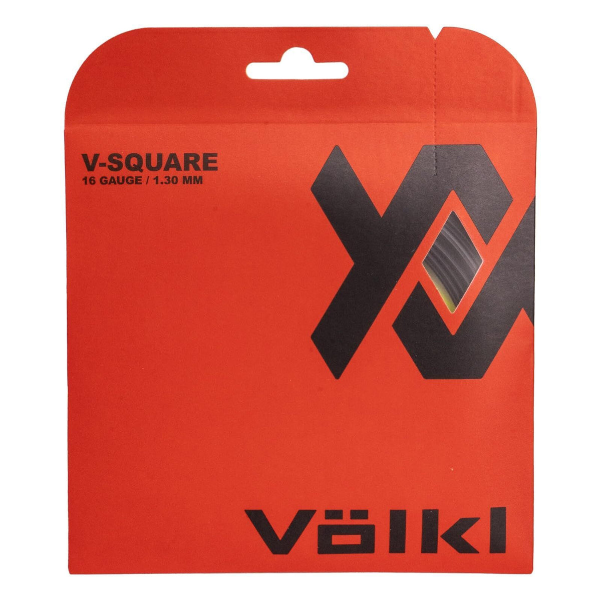 Volkl V-Square Tennis String Co-Polymer Spin 16g 1.30mm 12m Set in Black