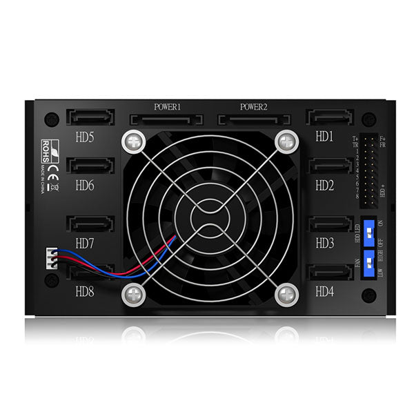 ICY BOX IB-2280SSK Backplane for 8x 2.5" SATA/SAS HDD and SSD