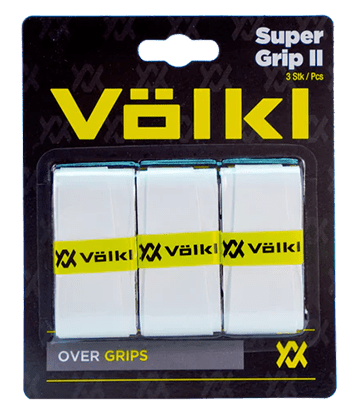 Volkl 3-Pack Super Grip II Tennis Grips in White