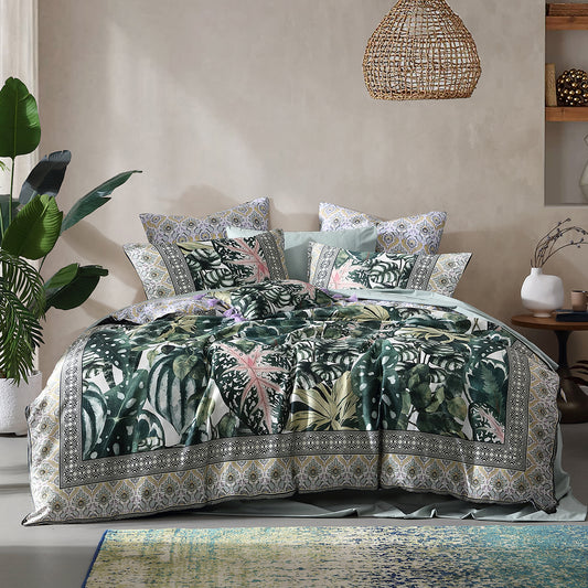 Logan and Mason 250TC Seda Multi Cotton Sateen Quilt Cover Set King