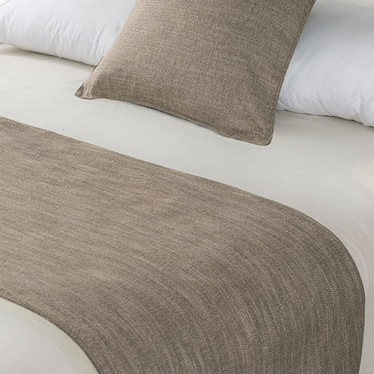 Jason Linen Look Sand Bed Runner King