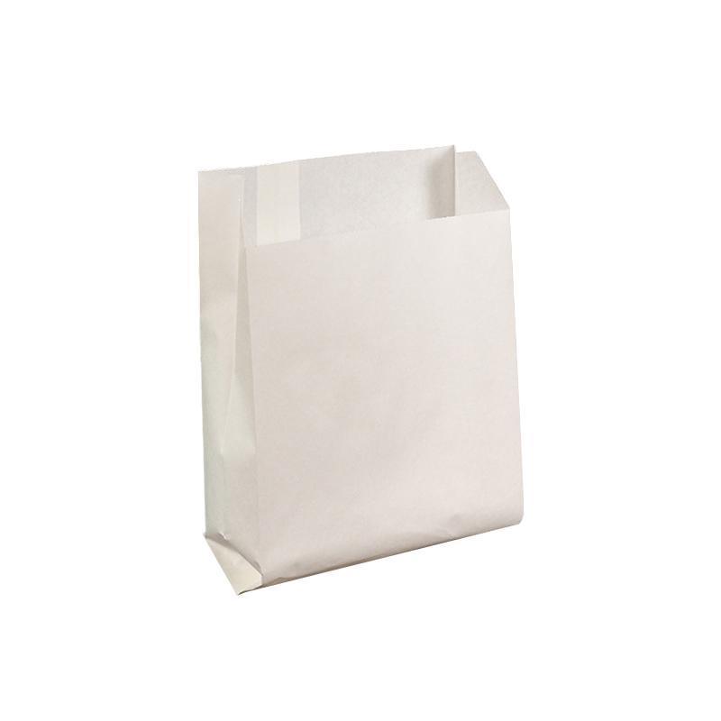 1000PCS Oil-proof Takeaway Paper Bags for Premium Takeout Supply - White-22*15*5cm