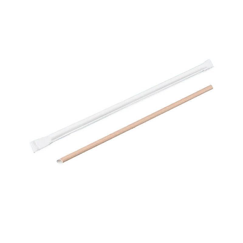 1000-2000pcs Colourful Paper Drinking Straws FOIL Metallic Party - White-6*230mm 2000PCS