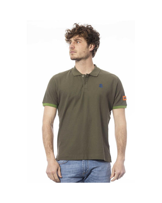 Invicta Men's Green Cotton Polo Shirt - XL