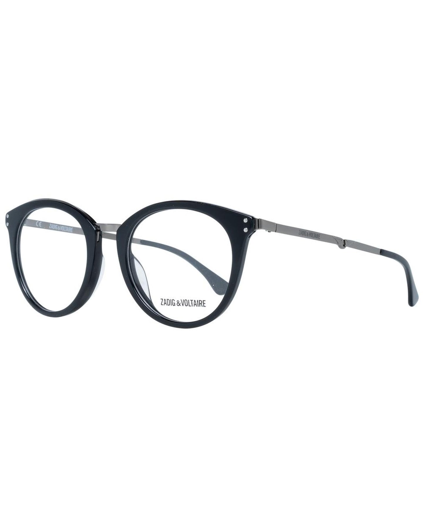 Zadig & Voltaire Unisex's Black Unisex Optical Frames - One Size