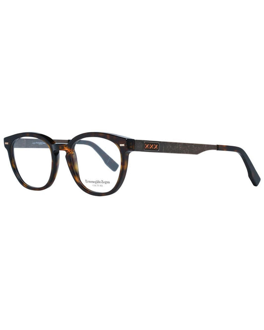 Zegna Couture Men's Brown  Optical Frames - One Size