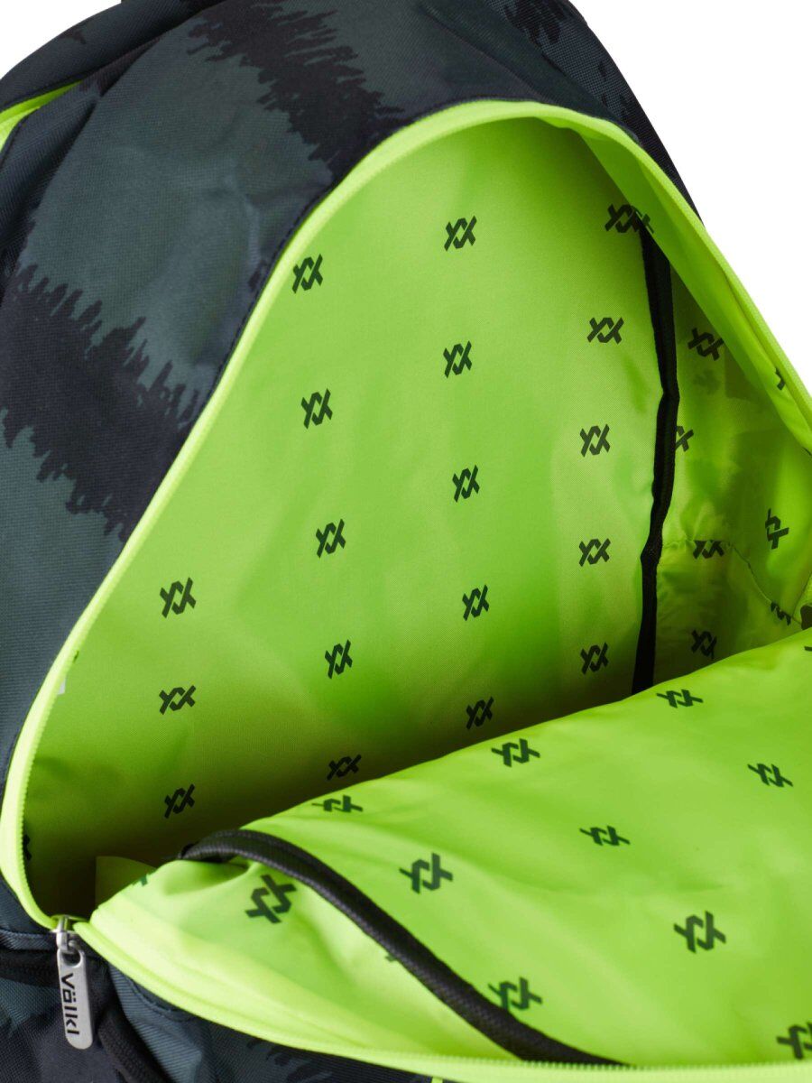 Volkl Zebra Team Backpack Bag w/ Tennis Racquet Sleeve in Black Neon Yellow