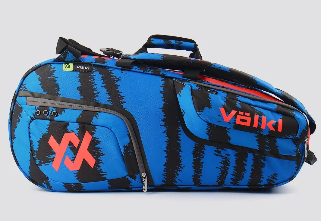 Volkl Zebra Combi Tennis Bag (Fits 6 - 9 Racquets) - Blue