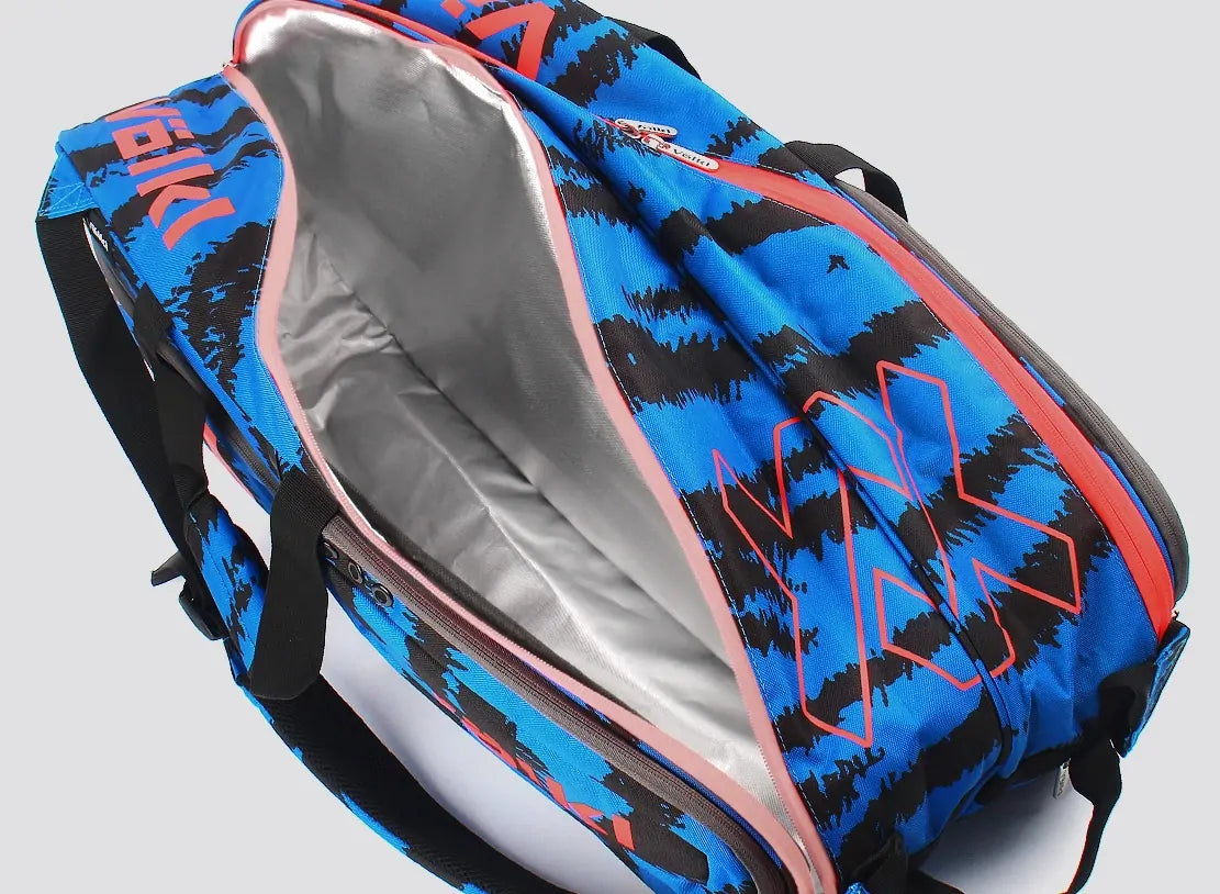 Volkl Zebra Combi Tennis Bag (Fits 6 - 9 Racquets) - Blue