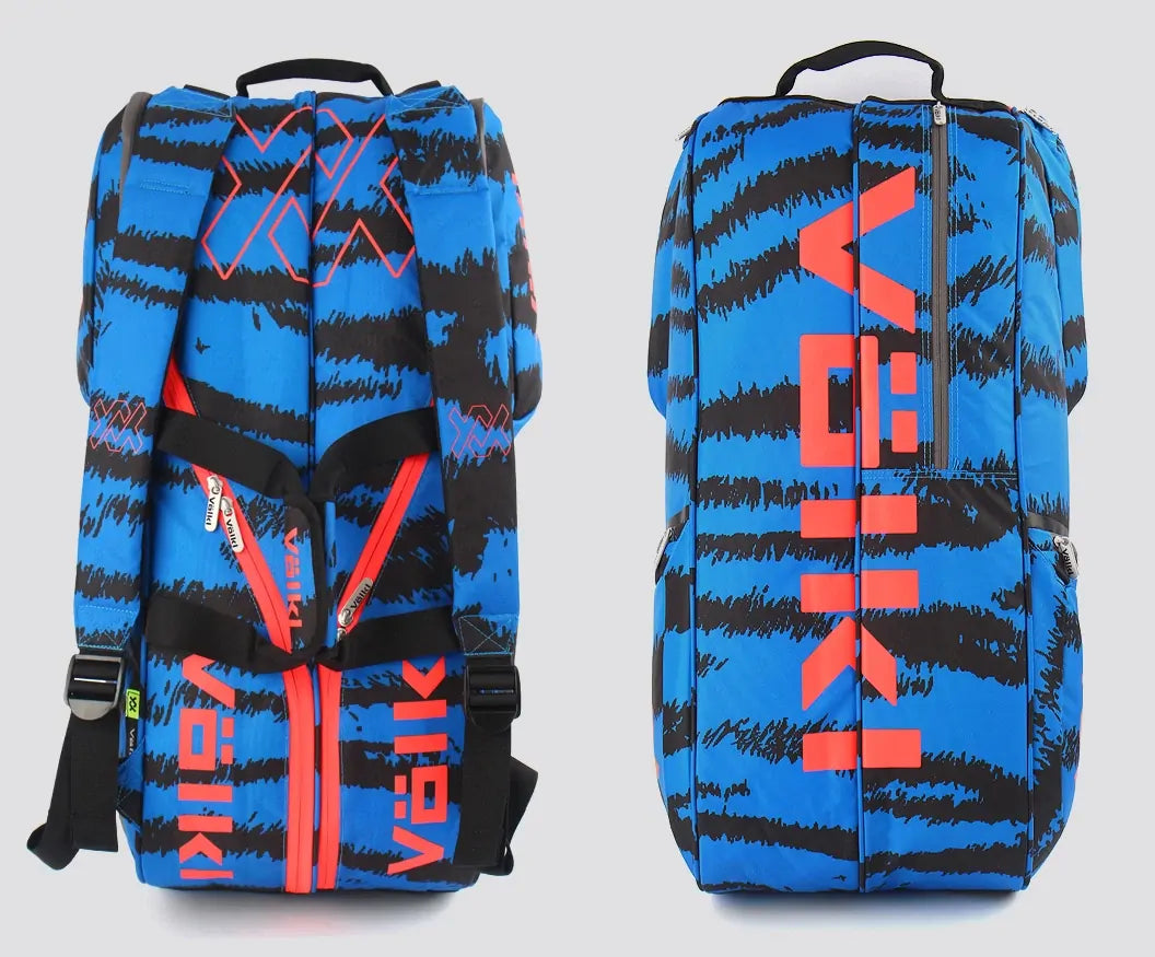 Volkl Zebra Combi Tennis Bag (Fits 6 - 9 Racquets) - Blue
