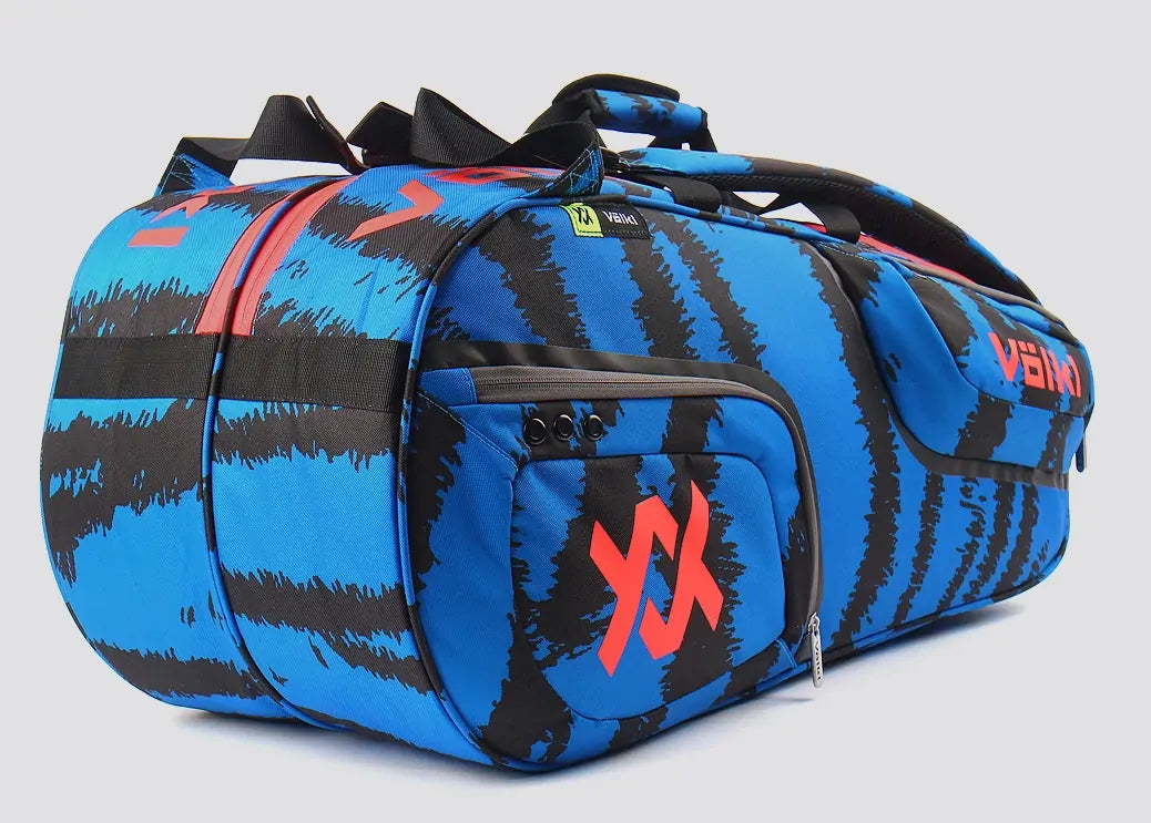 Volkl Zebra Combi Tennis Bag (Fits 6 - 9 Racquets) - Blue