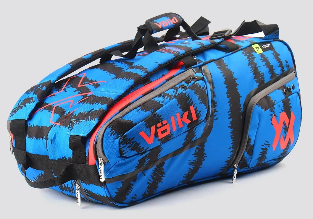 Volkl Zebra Combi Tennis Bag (Fits 6 - 9 Racquets) - Blue