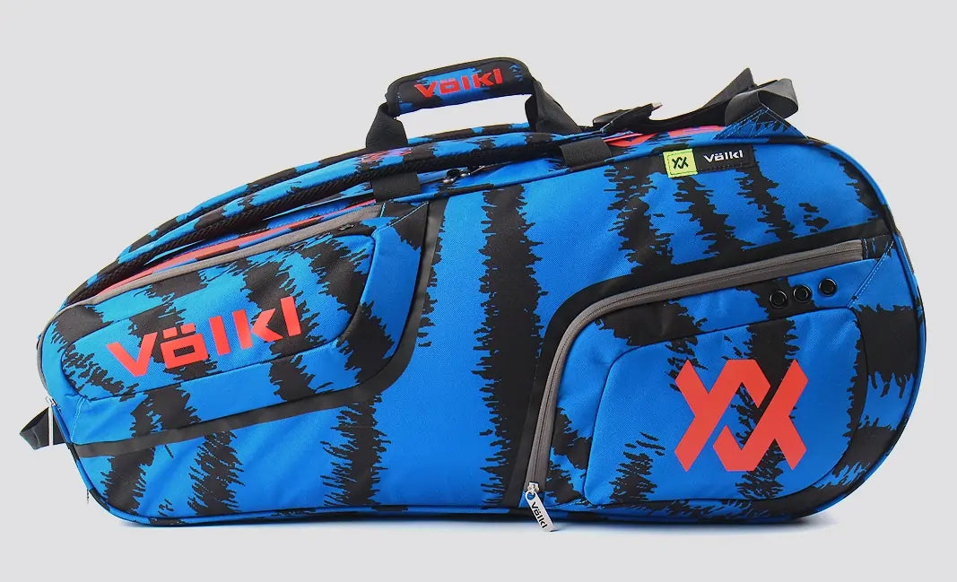 Volkl Zebra Combi Tennis Bag (Fits 6 - 9 Racquets) - Blue