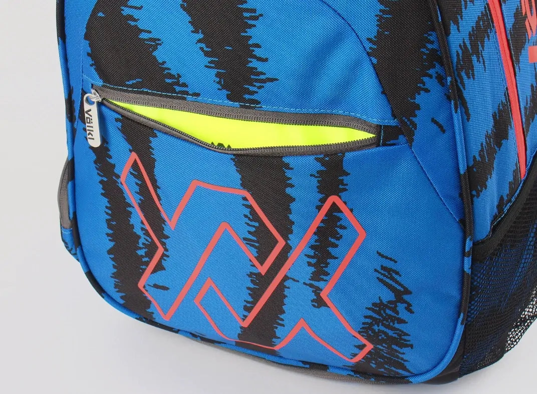Volkl Zebra Large Backpack Tennis Badminton Racket Sports Bag in Blue