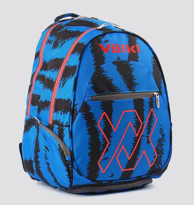 Volkl Zebra Large Backpack Tennis Badminton Racket Sports Bag in Blue