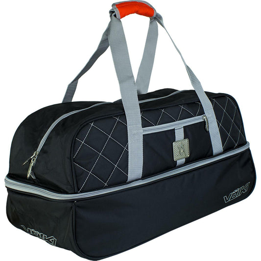 Volkl Duffle Tennis Bag Duffel Travel Sports Gym - Black/Silver-0
