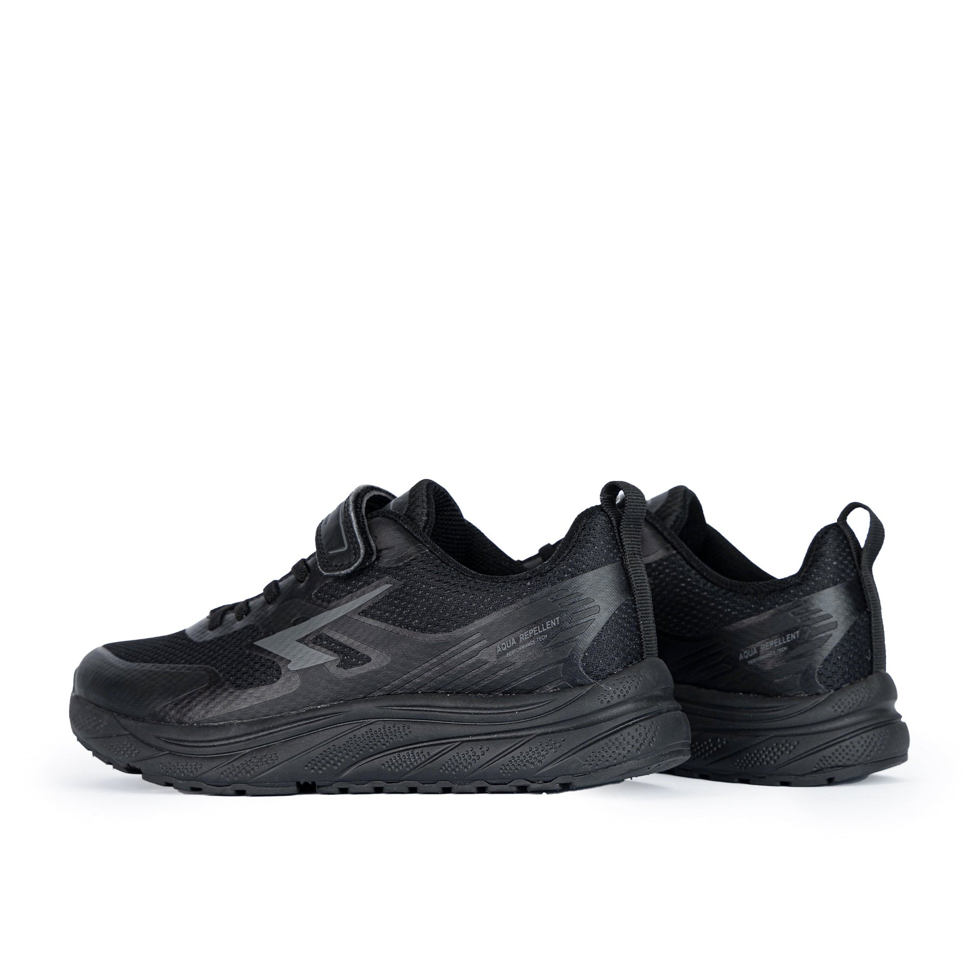 Vario Junior V Strap Runners - Black/Black-2