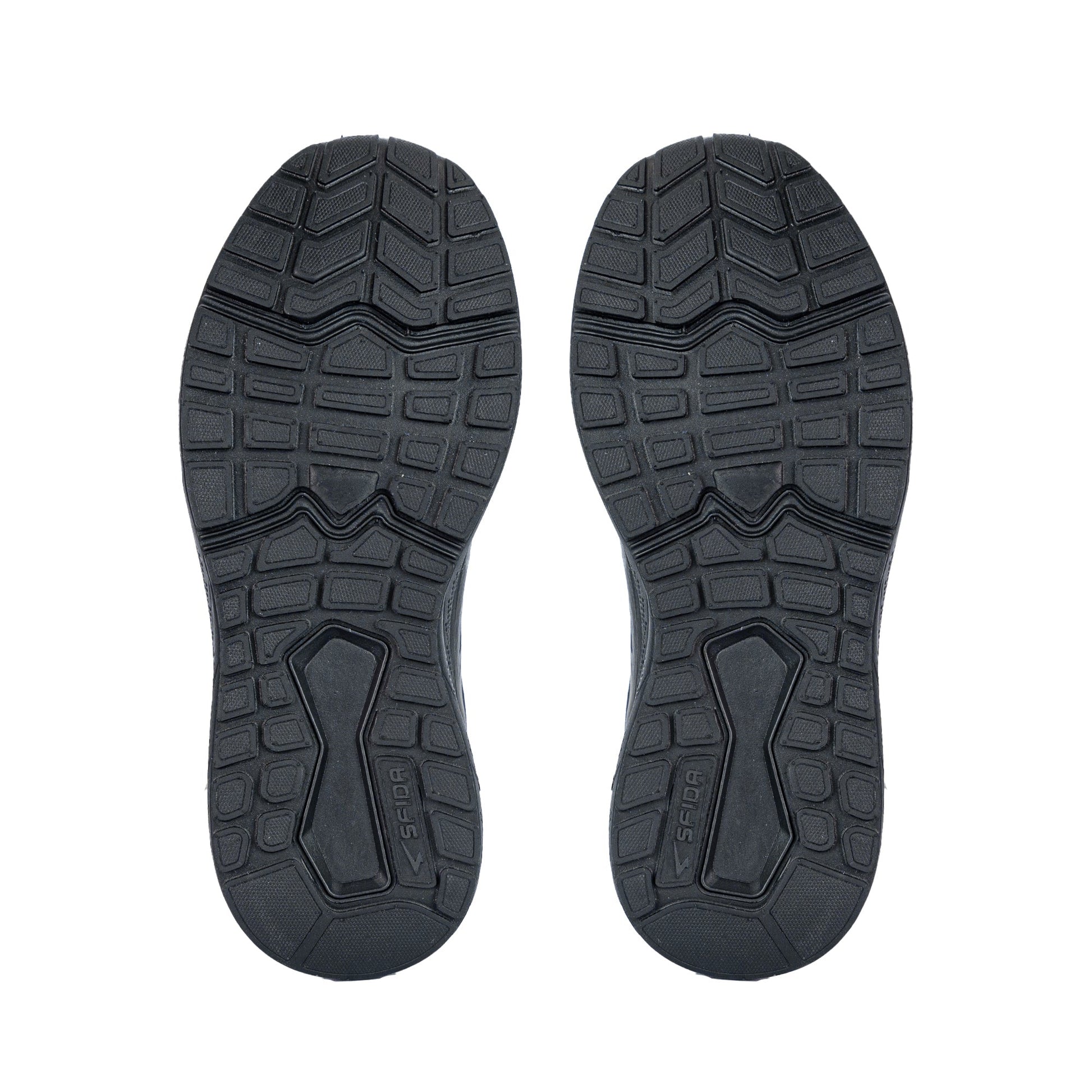 Vario Junior Lace Up Runners - Black/Black-2