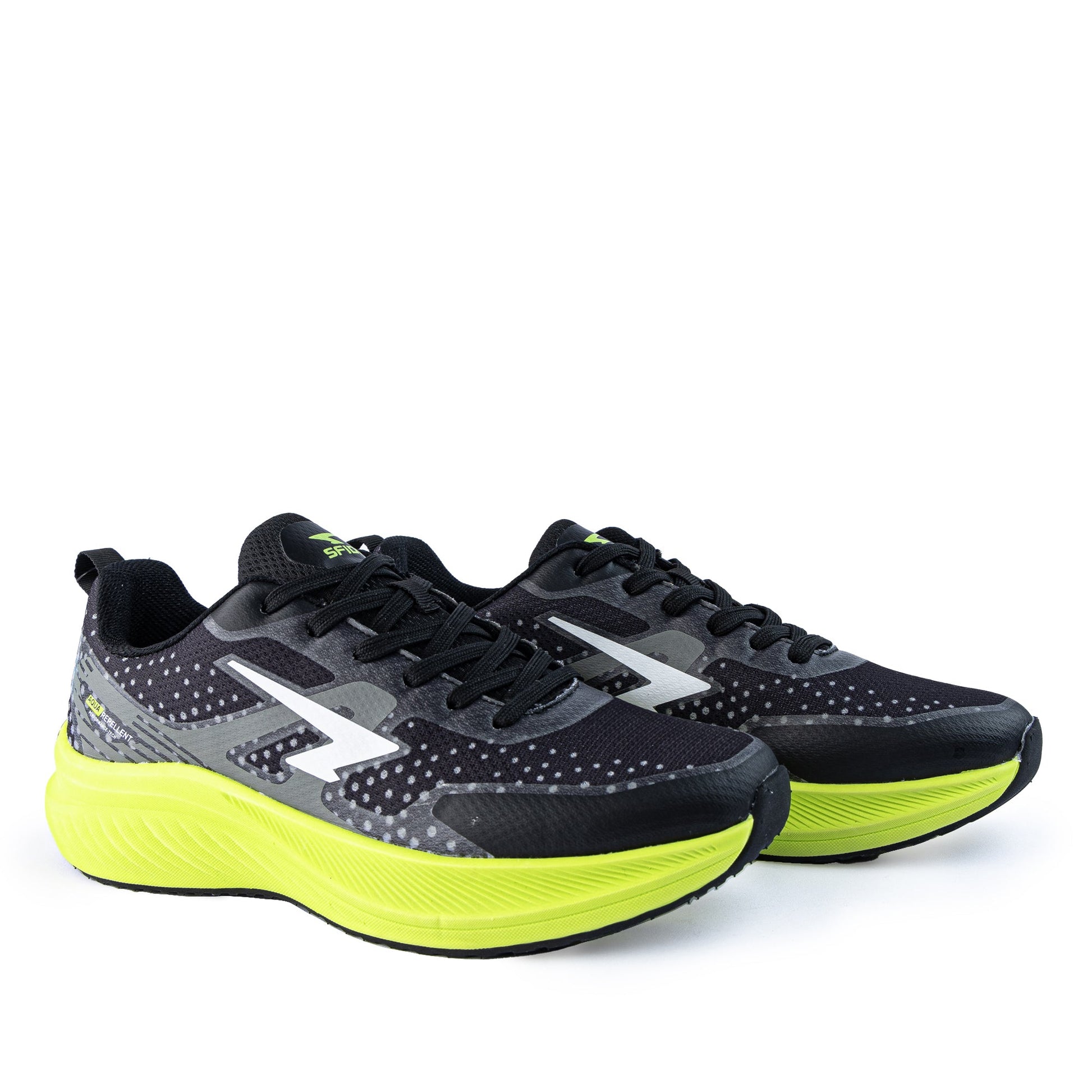 Vario Men's Runners - Black/Lime-2