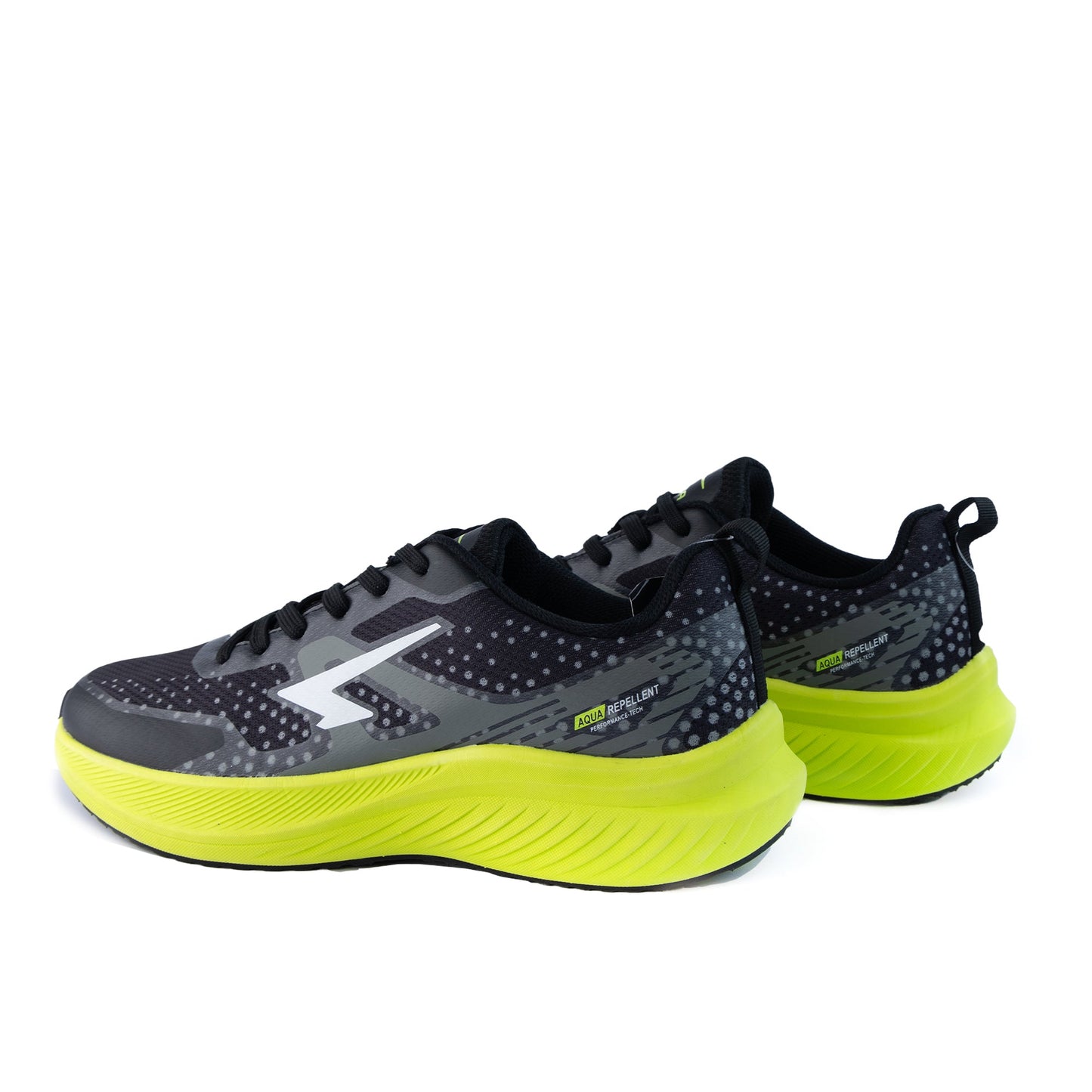 Vario Men's Runners - Black/Lime-3