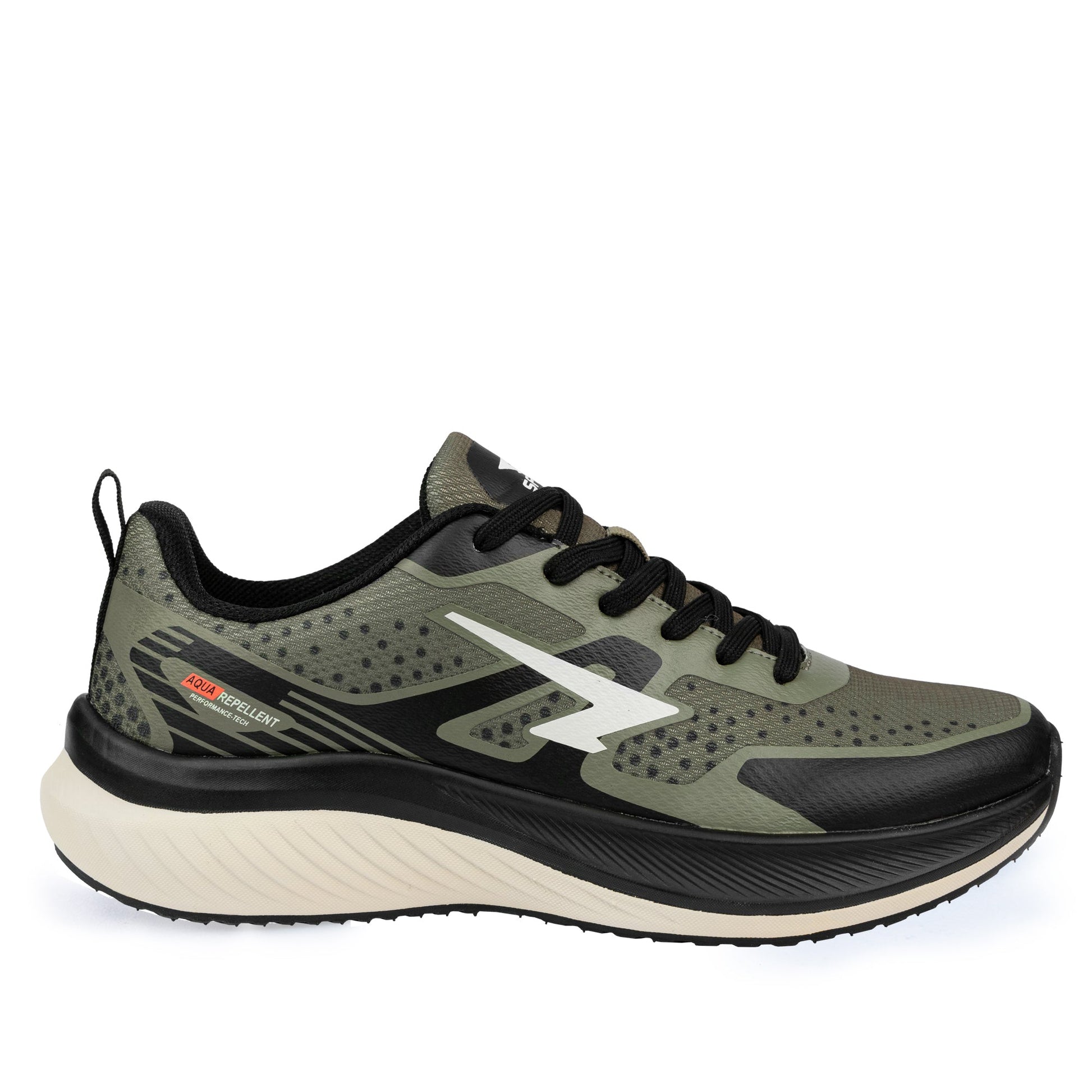 Vario Men's Runners - Khaki/Black-0