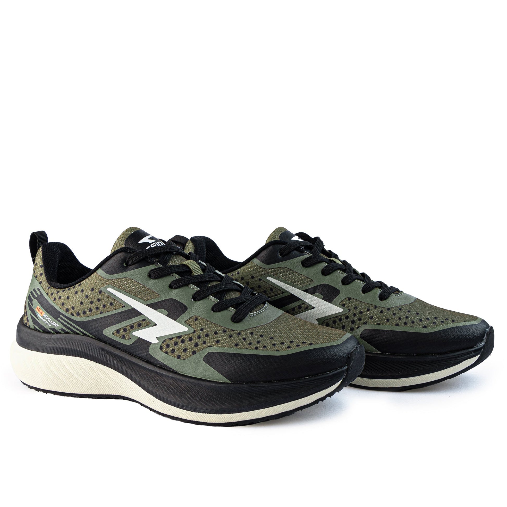Vario Men's Runners - Khaki/Black-2