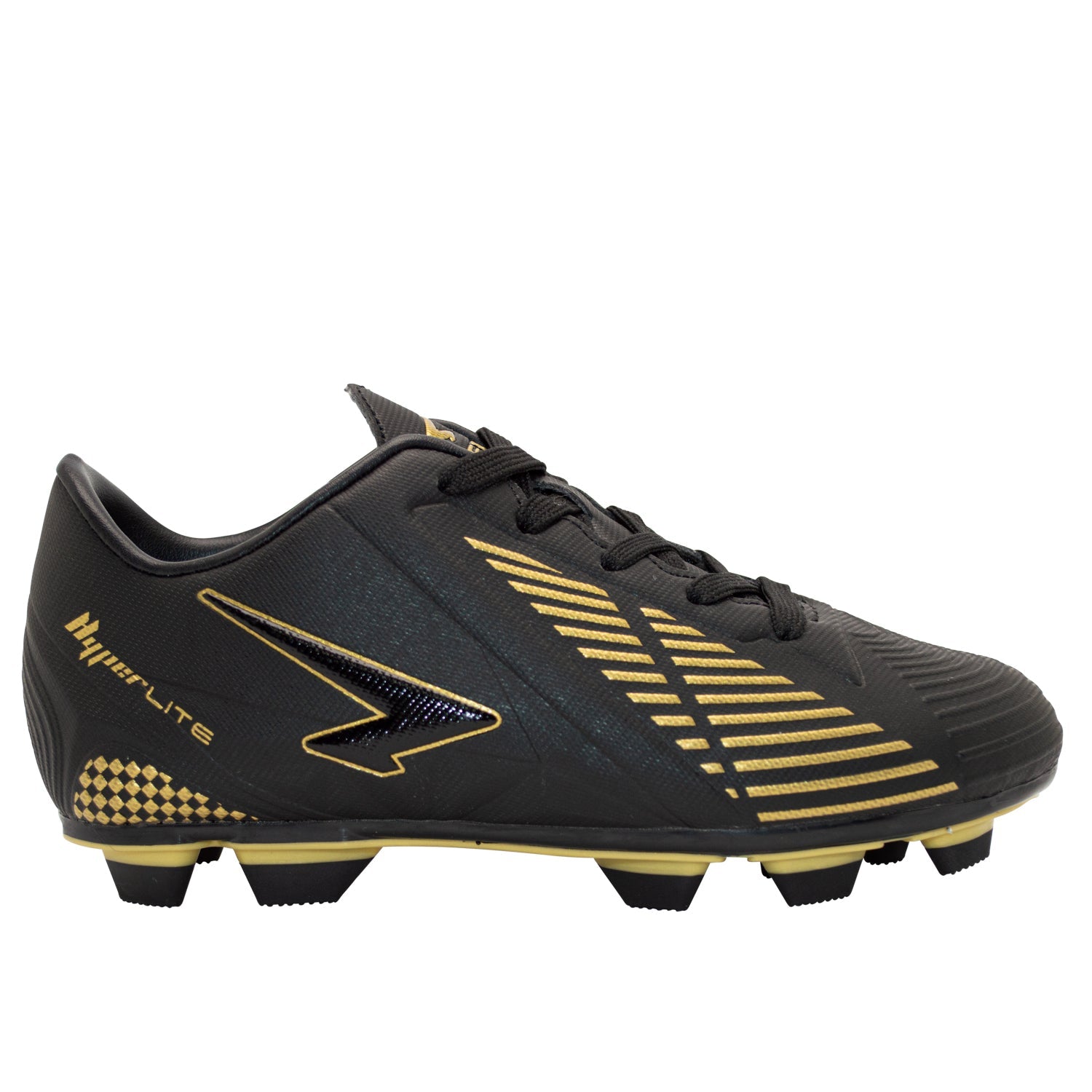 Vector Senior Wide Fit Football Boots - Black/Gold-0