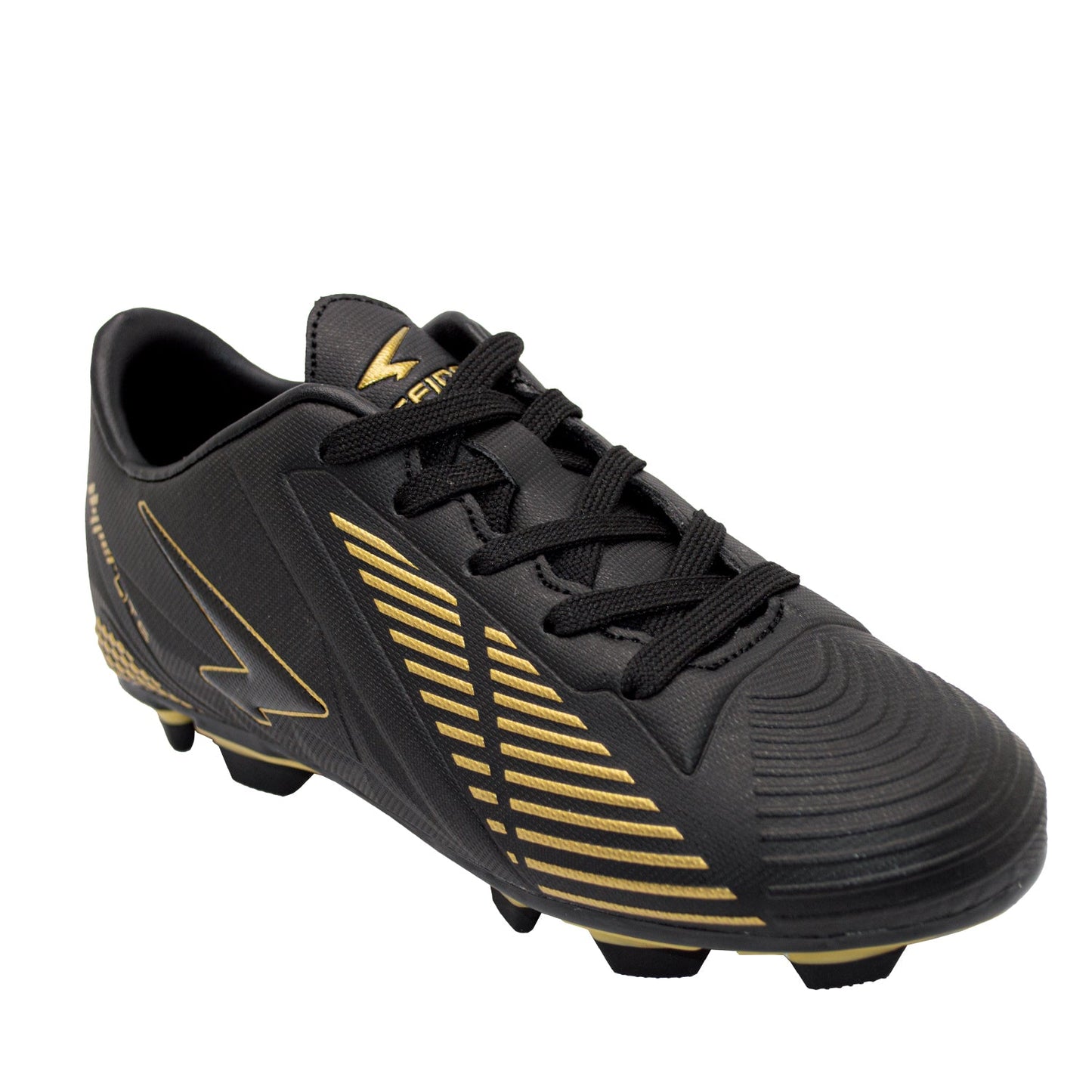 Vector Senior Wide Fit Football Boots - Black/Gold-2