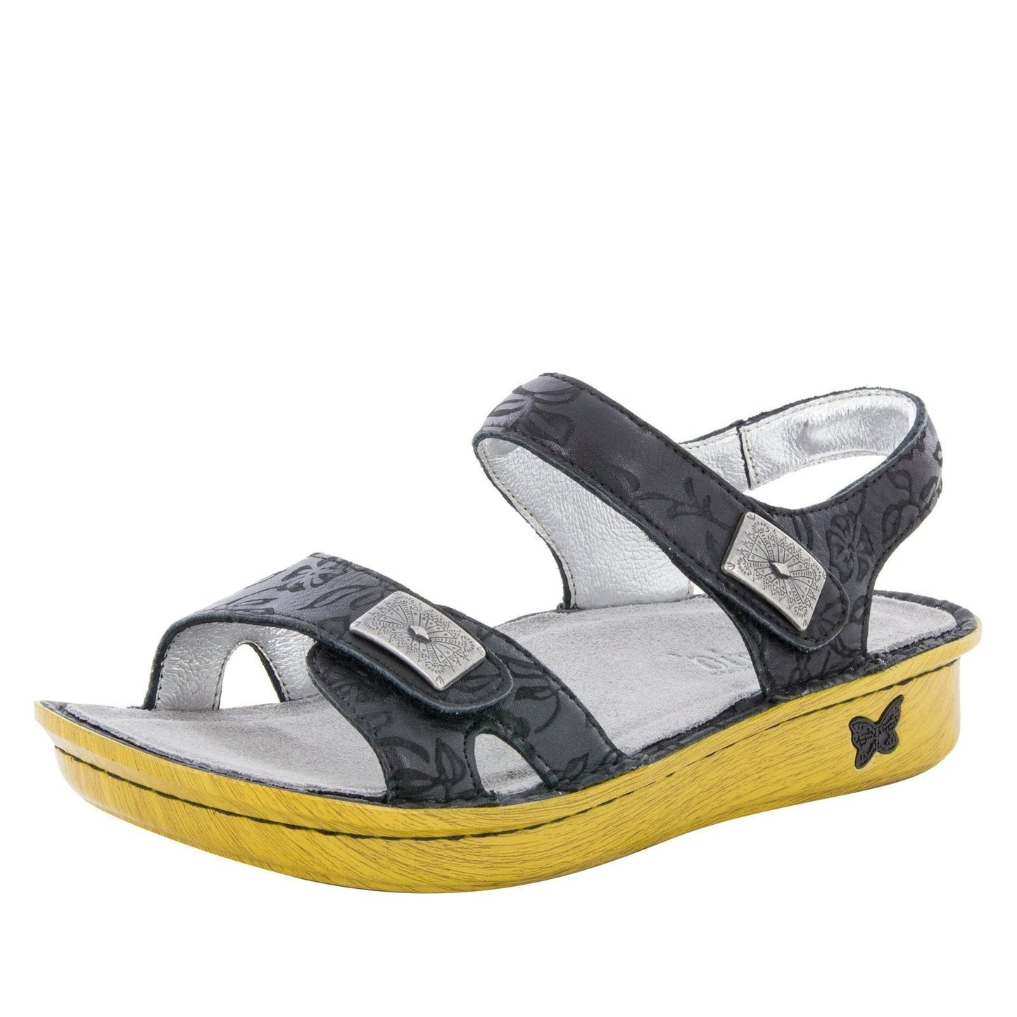 ALEGRIA Vienna Ankle Strap Sandals Shoes Womens - Morning Glory Black-0