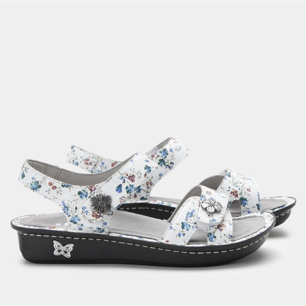 Alegria Womens Vienna 2 Strap Sandals w/ Backstrap in Keep Calm-3